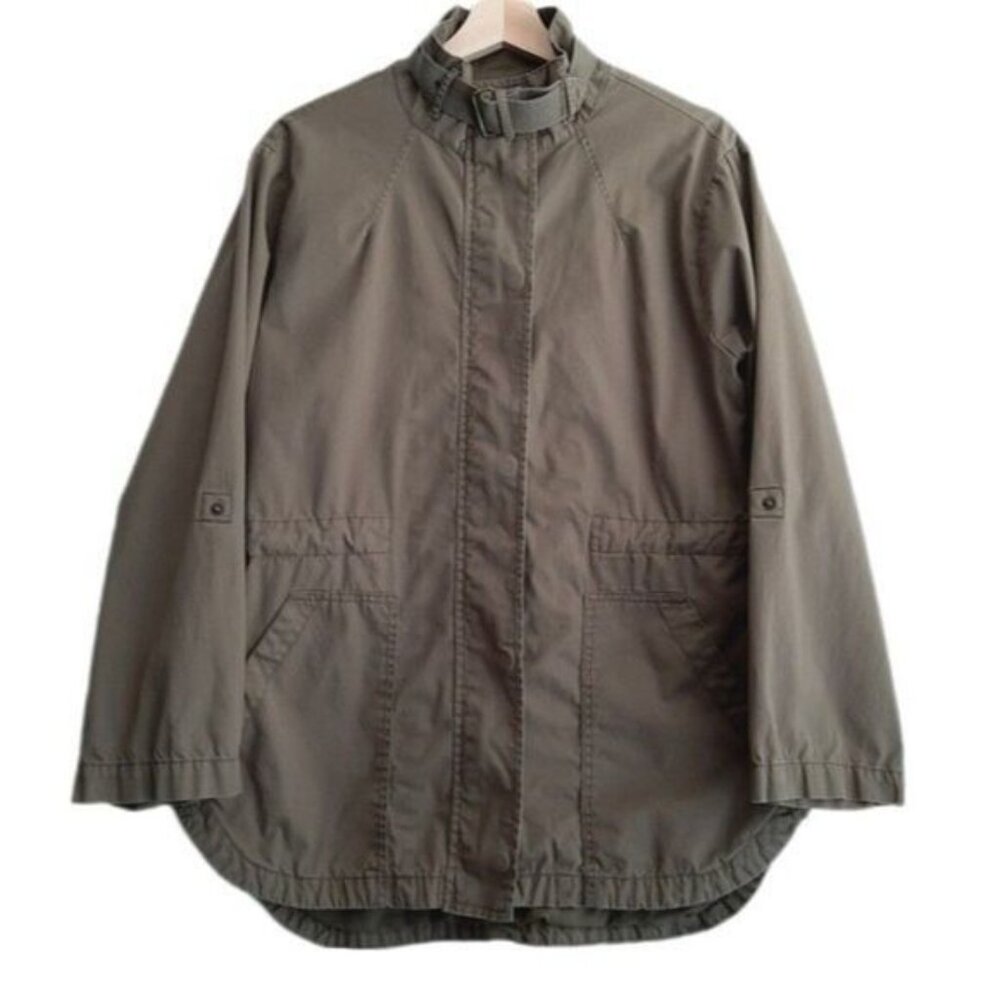 JOE FRESH Canvas Jacket Utility Sleeves Olive Green Sz S
